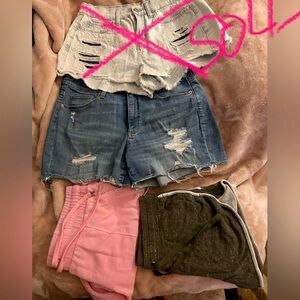 Lot of 3 pairs of shorts (ONE SOLD) see pictures